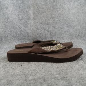 Tropical Escape Shoes Womens 11 Sandal Flip Flop Platform Comfort Slip On Casual